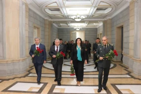 Hərbi Prokurorluqda Ümummilli Liderin anadan olmasının 101-ci ildönümü münasibətilə tədbir keçirilib - FOTOLAR