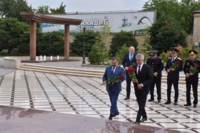 ​İmişlidə Ümummilli Lider Heydər Əliyevin anadan olmasının 101-ci ildönümü qeyd olundu - FOTOLAR
