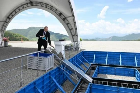 İlham Əliyev Turşsu qəsəbəsinin təməlini qoydu - YENİLƏNDİ (FOTO)