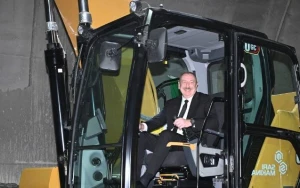 İlham Əliyev tunel açılışında - FOTOLAR