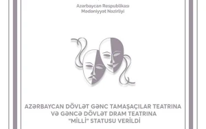 Bu teatrlara “milli” statusu verildi 