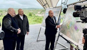 Prezidentlər Füzulinin Baş planı ilə tanış oldular - YENİLƏNDİ (FOTO)