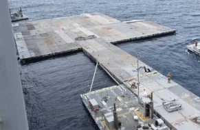 ABŞ Qəzzada müvəqqəti körpü inşa etdi