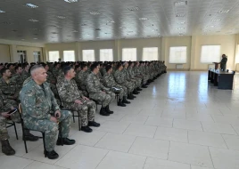Müdafiə nazirinin müavinləri hərbi vəzifəlilərlə görüşdülər - Tapşırıqlar verildi - FOTO