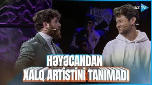 AzTV-də növbəti efir həyəcanı: “Avroviziya” iştirakçısı həyəcandan dostunun xalq artisti olan nənəsini tanımadı - VİDEO