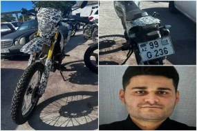 Bakıda motosikletlə avtoxuliqanlıq edən şəxs həbs edildi - FOTO