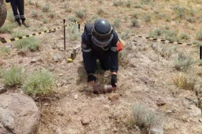 Naxçıvanda top mərmisi tapıldı - VİDEO