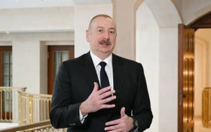 İlham Əliyev “Euronews”a müsahibə verib - FOTOLAR