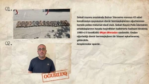 Bakıda kanalizasiya quyularından oğurluq edilib - FOTO