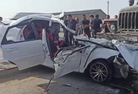 Abşeronda ağır QƏZA: Ölənlər var – FOTO/VİDEO