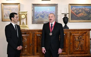 İlham Əliyevə \"Çingiz Aytmatov\" ordeni təqdim edildi - YENİLƏNİB