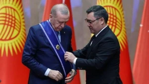 Ərdoğana \"Manas\" ordeni təqdim edildi