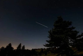Azərbaycan səmasında meteor müşahidə olunub - FOTO