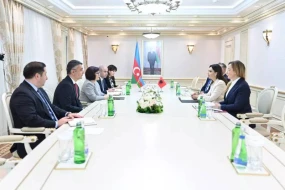 Milli Məclis və Özbəkistan Ali Məclisi Senatının sədrləri görüşdü