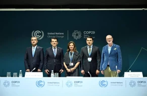 “İqlim üçün mədəniyyət: gənclərin davranış dəyişikliyinin formalaşdırılmasına cəlb edilməsi\" mövzusunda panel sessiyası keçirildi - FOTOLAR