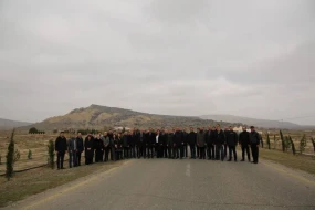 Qobustan Milli Tarix-Bədii Qoruğunda yaşıllaşdırma aksiyası - FOTOLAR