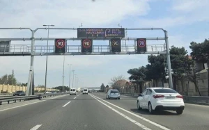 Bu yolda sürət həddi endirildi 