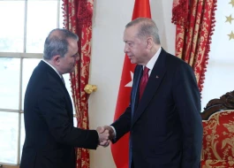 Ərdoğan \"3+3\" platforması çərçivəsində XİN başçılarını qəbul etdi - FOTO