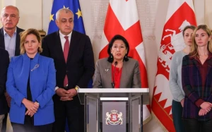 Zurabişvili parlament seçkilərinin nəticələrini tanımaqdan imtina edib