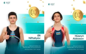 Azərbaycan gimnastları Almaniyada 2 qızıl medal qazandı