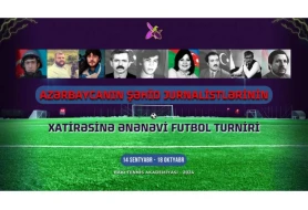 Şəhid jurnalistlərin xatirəsinə ənənəvi futbol turniri keçiriləcək 