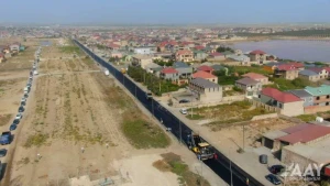 Mehdiabad-Digah-Məmmədli avtomobil yolunda təmir işləri aparılır - VİDEO/FOTO