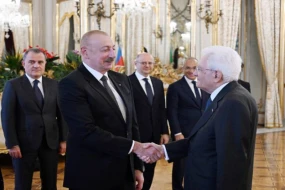Azərbaycan dövlət başçısının İtaliya Prezidenti ilə birgə işçi naharı oldu