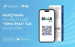 AZAL Naxçıvana aviabiletlərin onlayn alışında “SİMA İmza”nı tətbiq edir