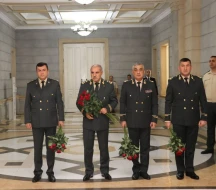 Hərbi Prokurorluqda milli prokurorluq orqanlarının yaradılmasının 106-cı ildönümünə həsr olunmuş mərasim keçirildi - FOTOLAR