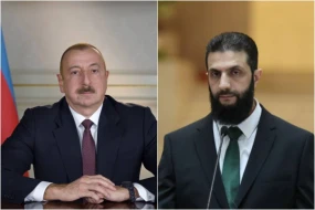 Əhməd əl-Şaraa İlham Əliyevi təbrik etdi