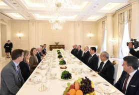 Ştaynmayerin şərəfinə rəsmi nahar verildi