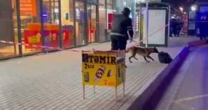 \"Əhmədli\"də şübhəli çanta aşkarlandı - FOTO
