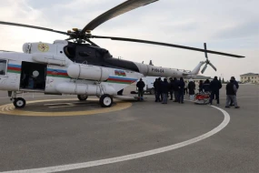 Azərbaycanda helikopterlə quduzluğa qarşı peyvəndləmə aparıldı - FOTOLAR