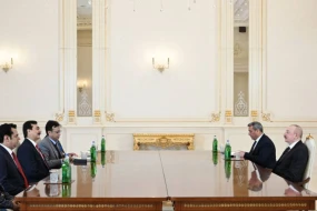 Prezident Pakistan Senatının sədrini qəbul etdi