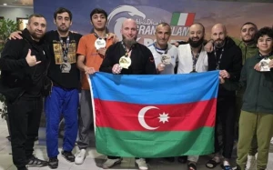 İdmançılarımız İtaliyada 16 medal qazandı