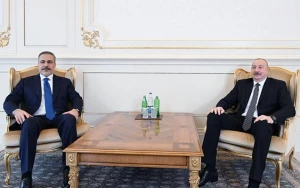 Prezident Hakan Fidanı qəbul etdi
