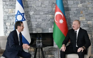İlham Əliyev İsrail Prezidenti ilə görüşdü
