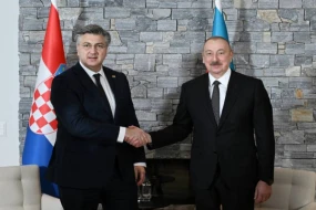 Prezident Xorvatiyanın Baş naziri ilə görüşdü
