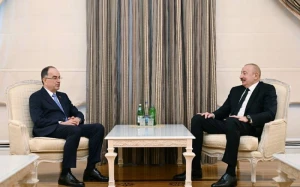 İlham Əliyev Albaniya Prezidenti ilə görüşdü