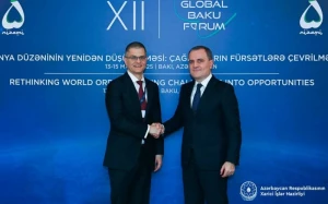 Ceyhun Bayramov BMT Baş Assambleyasının keçmiş prezidenti ilə görüşdü