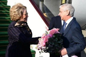 Valentina Matviyenko Azərbaycana gəldi - YENİLƏNİB