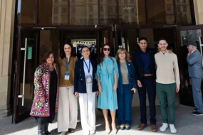 Leyla Əliyeva  \"Oxbridge Baku\" Akademiyasında - FOTO