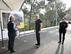 Prezidentlə xanımı avtomobil yolunun açılışında iştirak etdi - YENİLƏNİB
