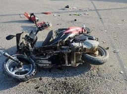 72 yaşlı motosikletçini maşın vurdu