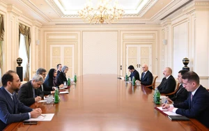 Prezident iranlı naziri qəbul etdi 