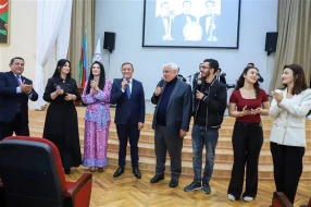 ADU-da Mənsum İbrahimovla görüş keçirildi - FOTOLAR