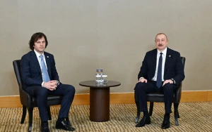 Prezident Kobaxidze ilə görüşdü