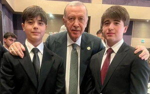Prezidentin nəvələri Ərdoğanla - FOTO
