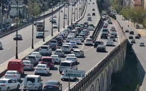 Qəza sıxlığa səbəb oldu