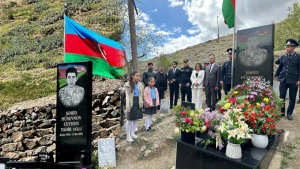 Şəhid Ceyhun Hüseynovun xatirəsi yad edildi - FOTO/VİDEO